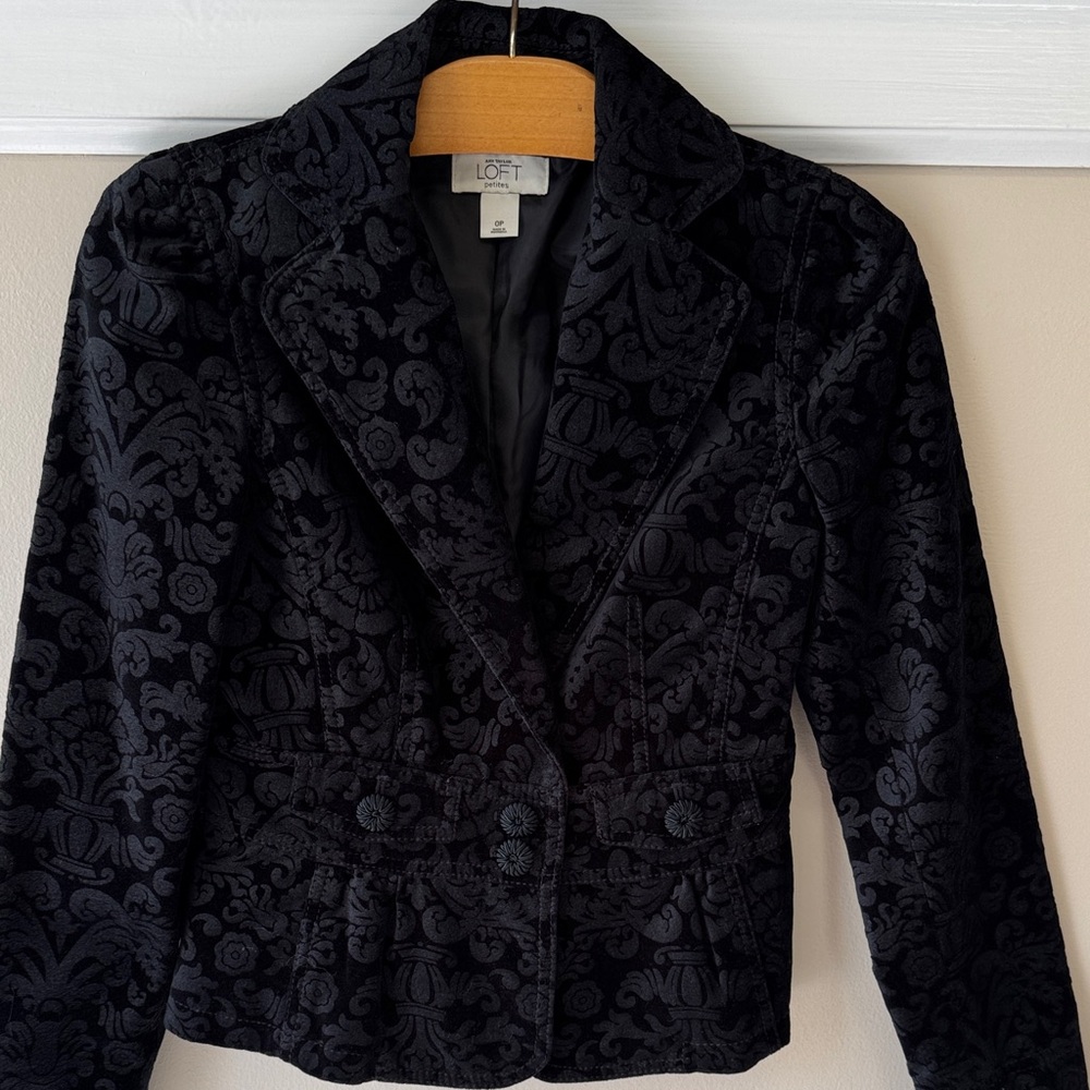 Bundle of Three Women's Blazers - Black, Charcoal, Dark Brown - Picture 2 of 14
